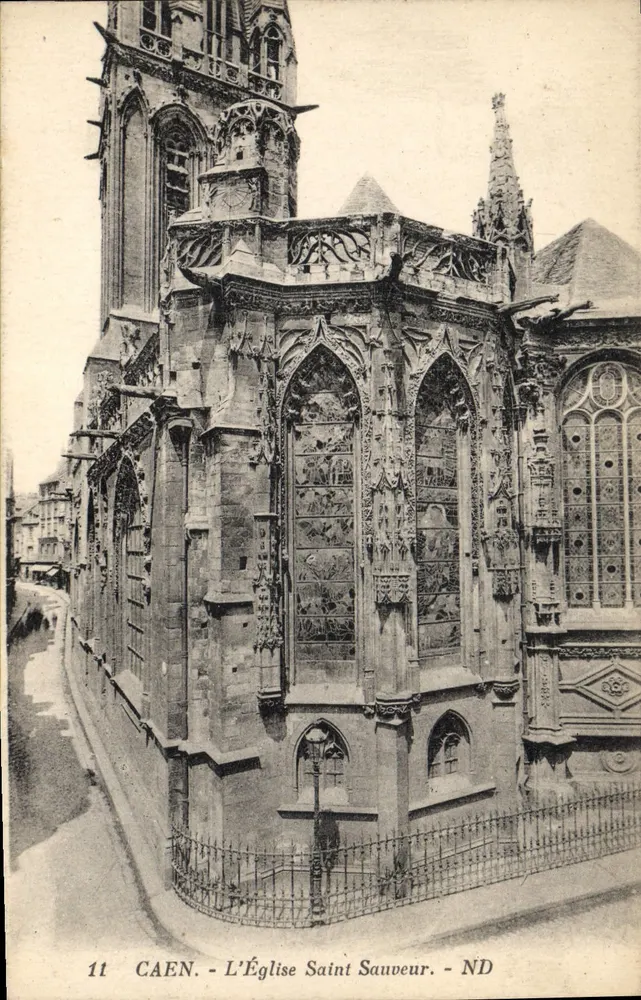 Caen - A Igreja de São Salvador — ND, n°11 - Frente