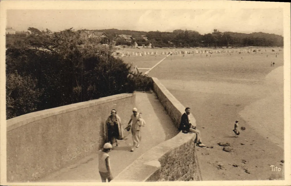 Saint-Georges-de-Didonne — Die Strände — Der Weg der Promenade — Verlag Tito - Vorderseite