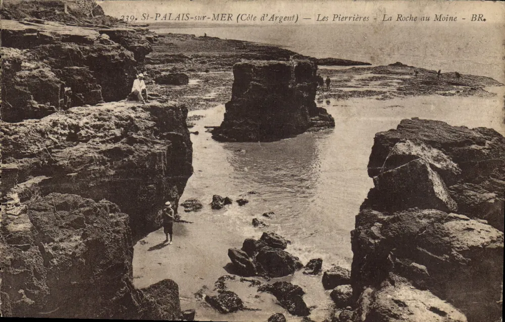 St-Palais-sur-Mer (Côte d'Argent) — Les Pierrières - La Roche au Moine - BR. - Vorderseite