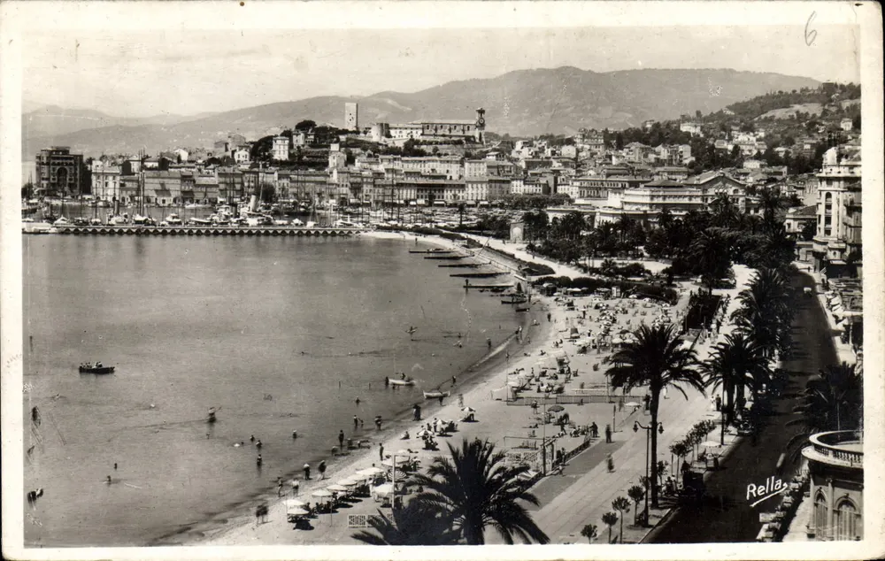 Cannes — A Croisette e o Mt-Chevalier — Rella, n°527 - Frente
