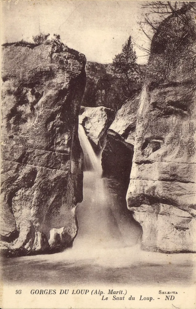 Gorges du Loup — Le Saut du Loup — Skileta - Vorderseite