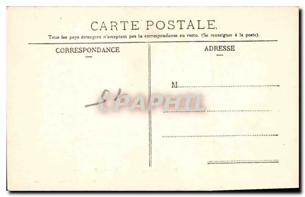 Square Brongham — Cannes — Édition A. Brémont, Cannes - Verso