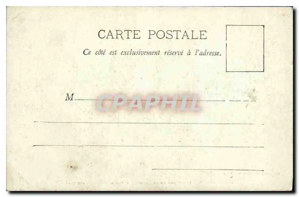 Nancy — Hémicycle de la Carrière & Palais du Gouvernement — Phototype A. Bergeret et Cie, n° 402 - Rückseite