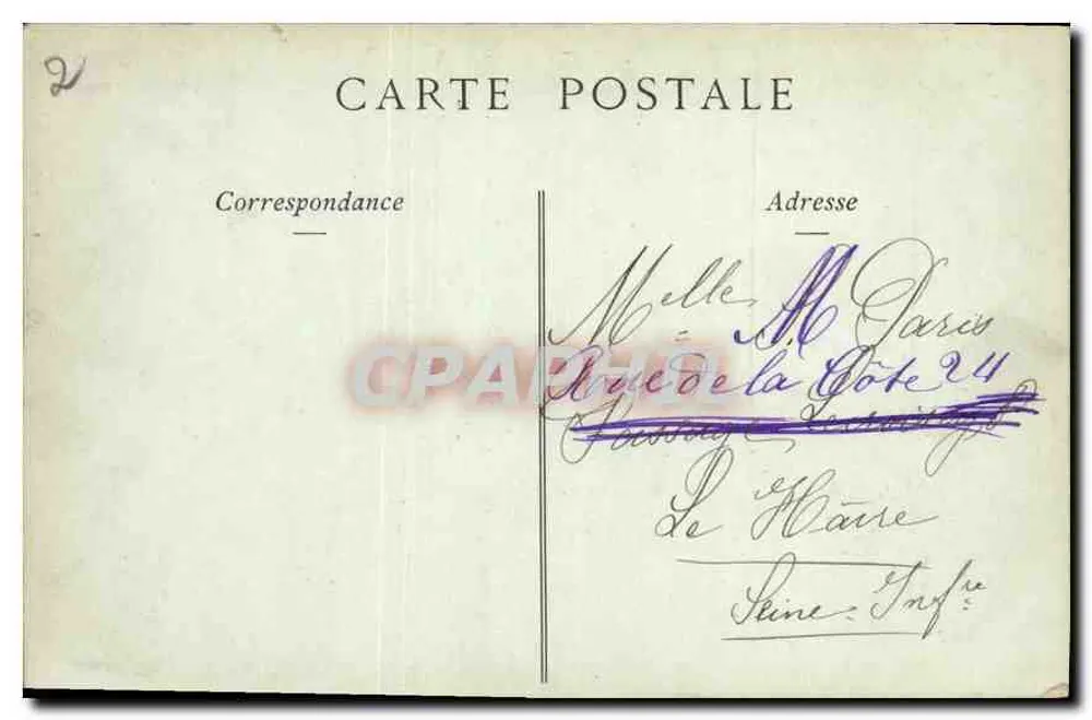 Cannes — Kapelle Saint-Georges, Denkmal zur Erinnerung an den Herzog von Albany — ND. Foto. - Rückseite