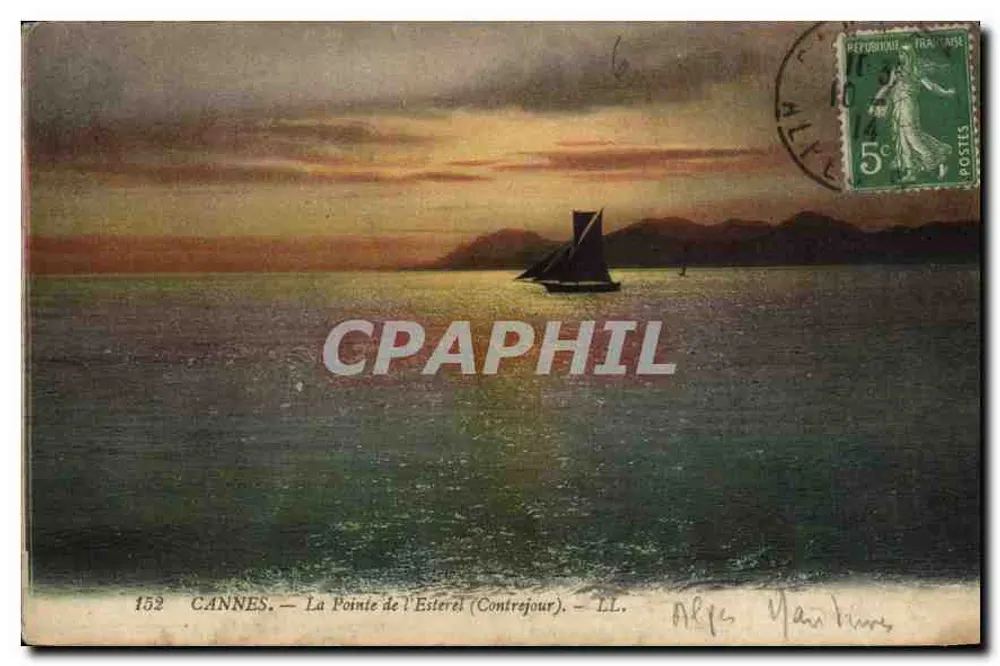 CANNES — A Ponta de Esterel (Contrejour) — LL. n°152 - Frente