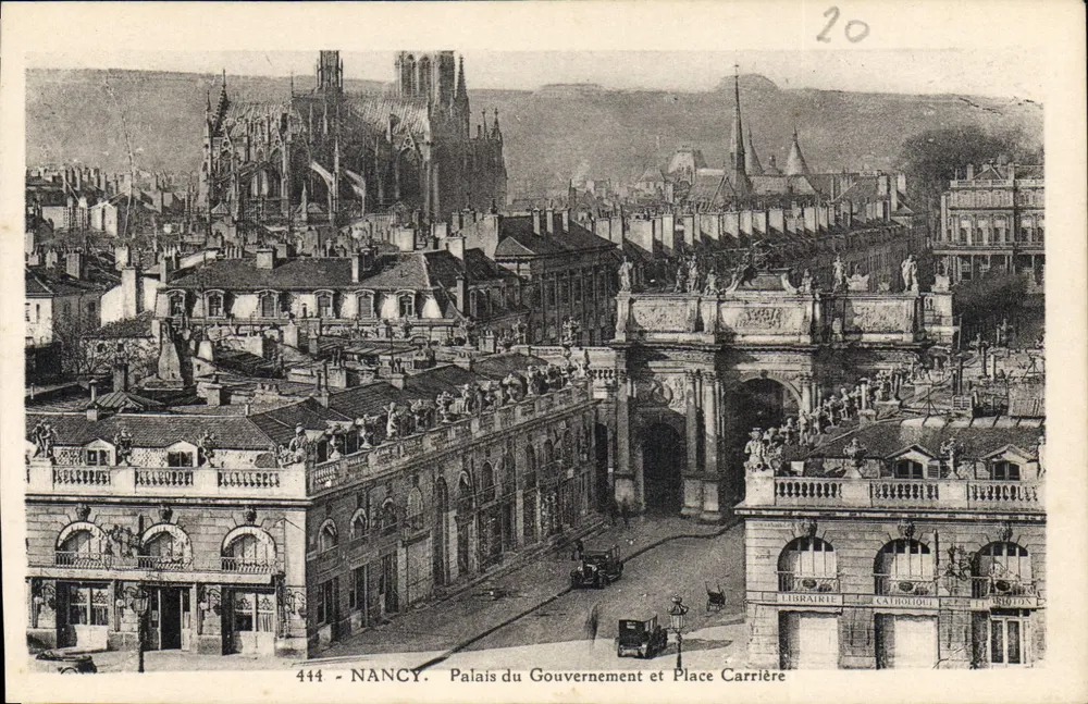 NANCY - Palast des Regierung und Carrière-Platz — Kunstausgabe V. V. - Nancy, n° 444 - Vorderseite