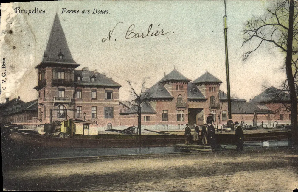 Bruxelas. Fazenda das Boues. — N. Carlier. — V.C. Bruxelas - Frente