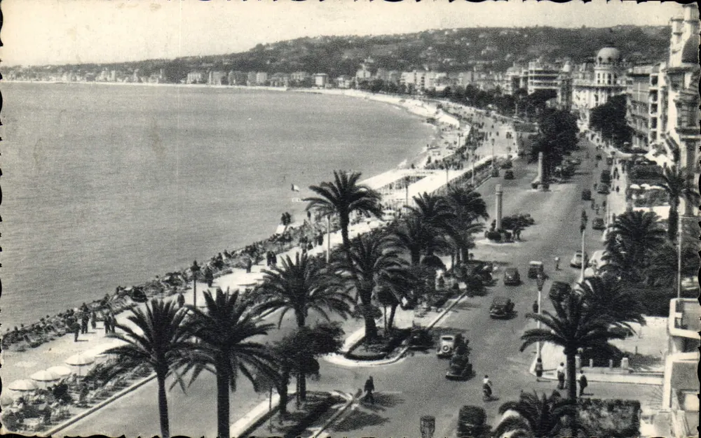 Nice - Promenade des Anglais — Aufnahme vom Hotel Ruhl — L. GILLETTE et Cie - Vorderseite