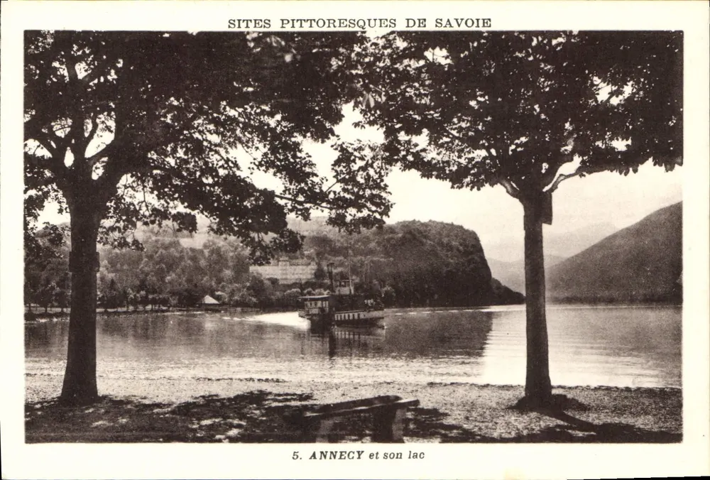 Annecy und sein See — pittoreske Orte der Savoie, Serie 5 — Parlot, Annecy - Vorderseite