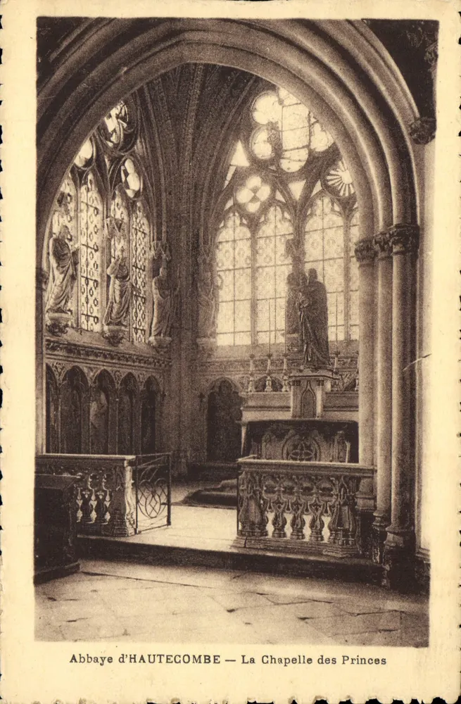 Abadia de HAUTECOMBE — A Capela dos Príncipes - Frente
