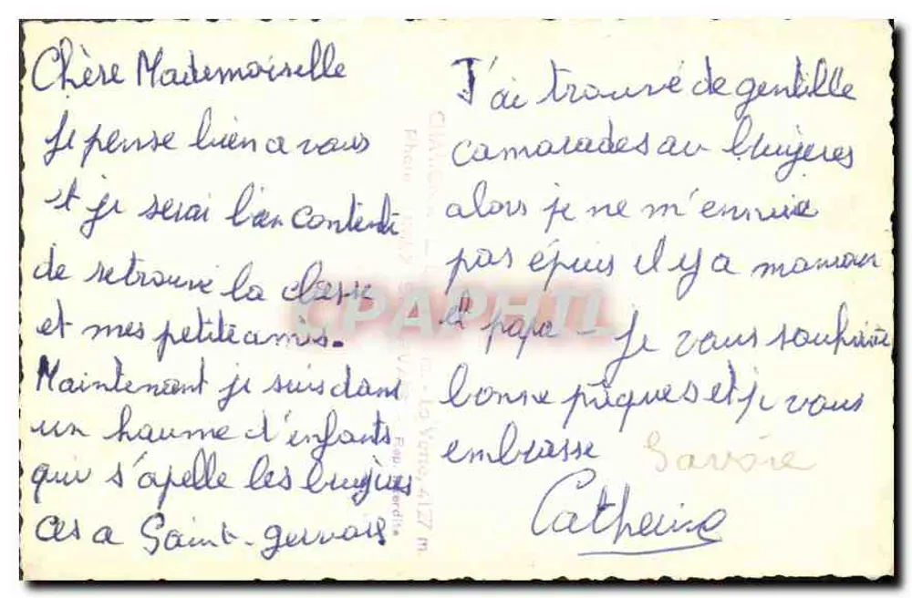 Les Écrins — Visão do lago e do refúgio — Editora: Chamonix - Verso