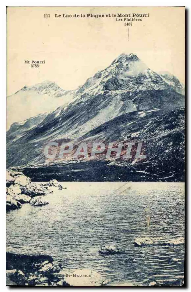 See Plagne und Mount Pourri — Les Platières — Verlag: St-Maurice - Vorderseite