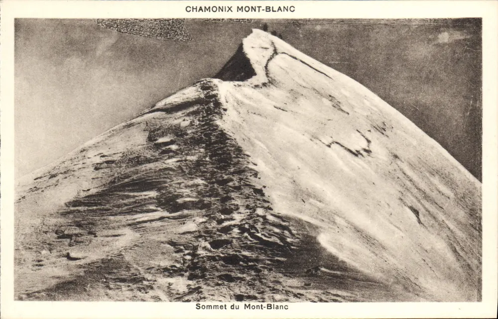 Cume do Monte Branco — Chamonix — G. Tairraz - Frente
