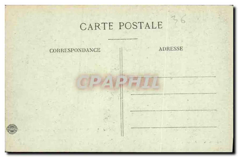 Gargilesse — Le Noir Gouffre — Wyd. G. Châteauroux - Rewers