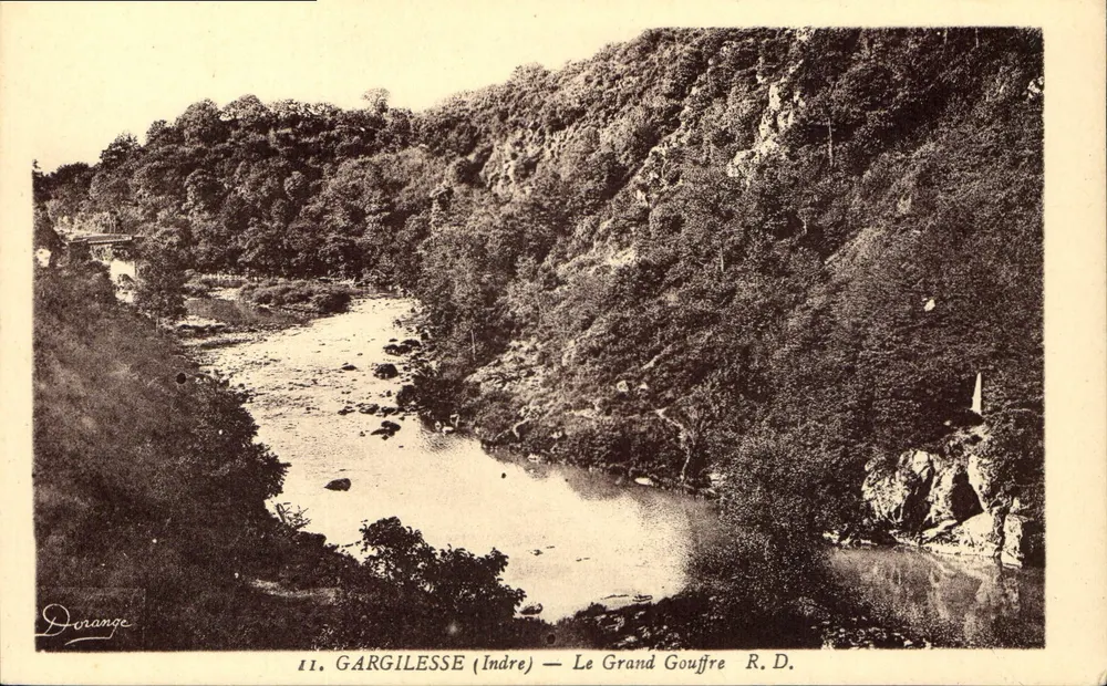 Gargilesse (Indre) — O Grande Gouffre — Dorange - Frente
