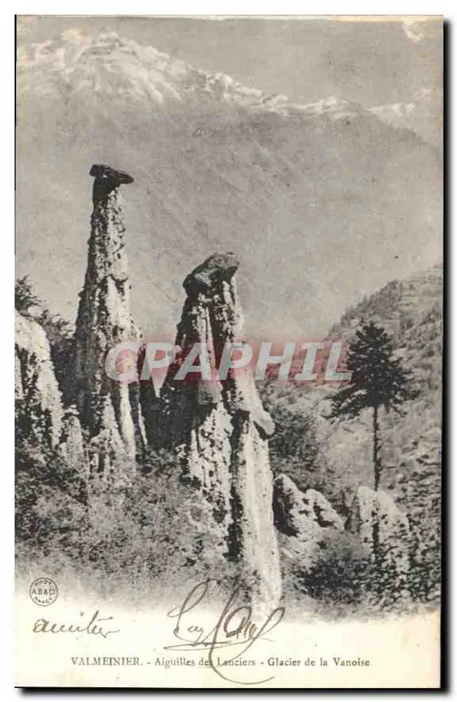 Valmeinier — Aiguilles des Lancers — Glacier de la Vanoise — Verlag A. BARE - Vorderseite