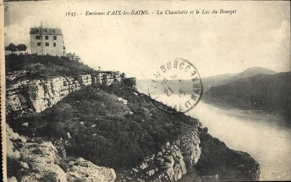 Um AIX-LES-BAINS - La Chambotte und See Bourget - Serie 1657 - Vorderseite