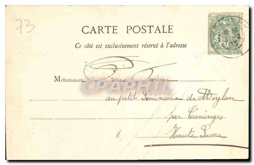 As Gorges da Yenne — Estrada de Belley para Yenne — Livraria Montbarbon, Belley - Verso