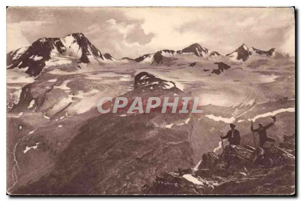 बर्फीले पहाड़ — पैनोरमा — अज्ञात प्रकाशक, श्रृंखला संख्या अदृश्य - आगे