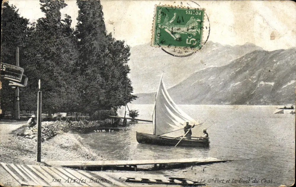 Der 6. Hafen und die Dent du Châtel — Alx-les-Bains — Verlag L. V. R. S. - Vorderseite