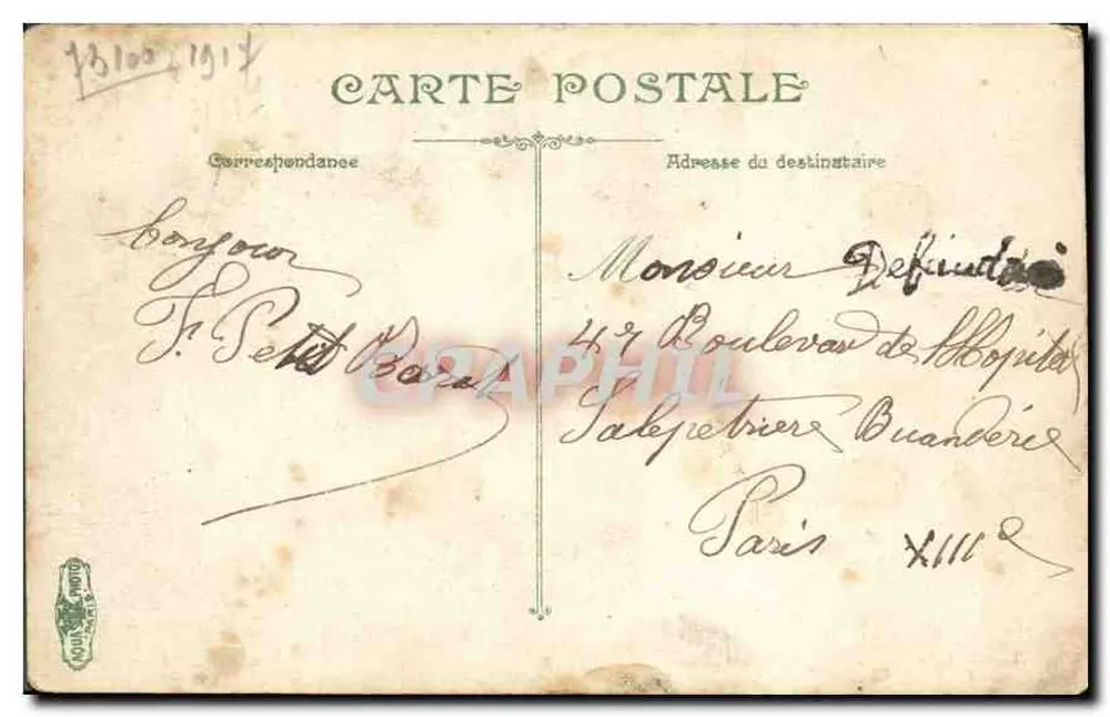 Der 6. Hafen und die Dent du Châtel — Alx-les-Bains — Verlag L. V. R. S. - Rückseite