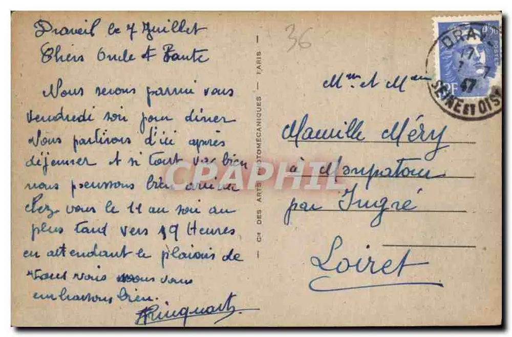 Valençay — O Castelo — Vista geral — LL.1 - Verso