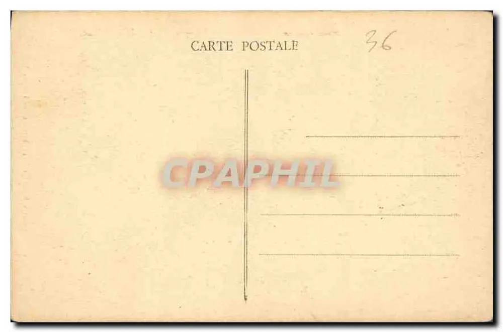GARGILELLE (Indre) — Interior da Igreja — Édit. G. G. Châteaurenoux, n° 495 - Verso