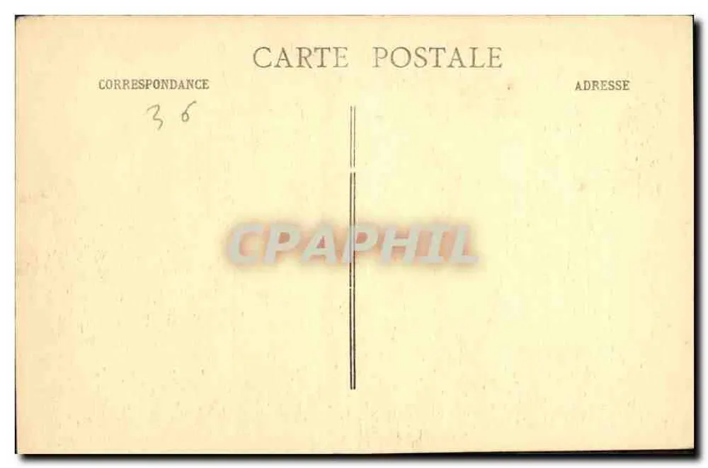 Castelo Raoul — Châteauroux — Coll. G. G. & Fils, n°16 - Verso
