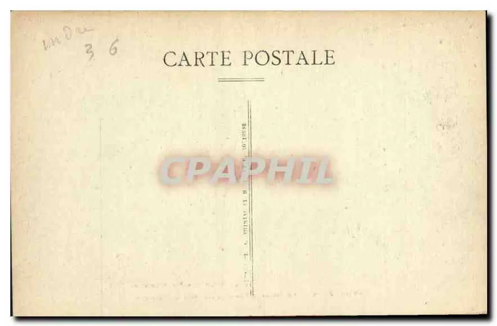 Châteauroux — O Museu — Quarto do Geral Bertrand — Edit. G. G. e Filhos, Châteauroux - Verso