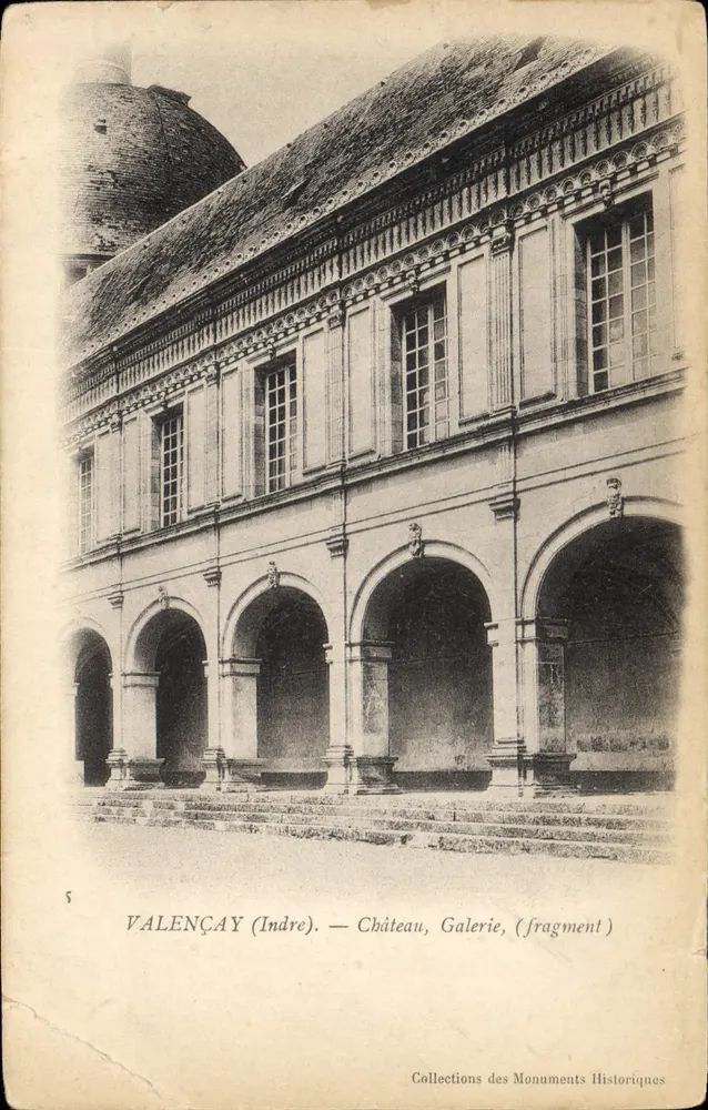 Valençay (Indre) — Schloss, Galerie (Fragment) — Collections des Monuments Historiques - Vorderseite