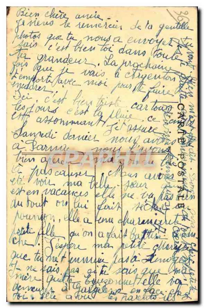 Umgebung von GARGILELSE — Schleife der Creuse und Mühle der Prune — Edit. Langlois, Argenton, Nr. 54 - Rückseite