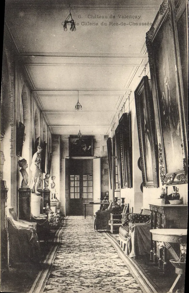 Schloss Valençay — Grande Galerie du Rez-de-Chaussée — Cliché Perna d'Kessamud - Vorderseite