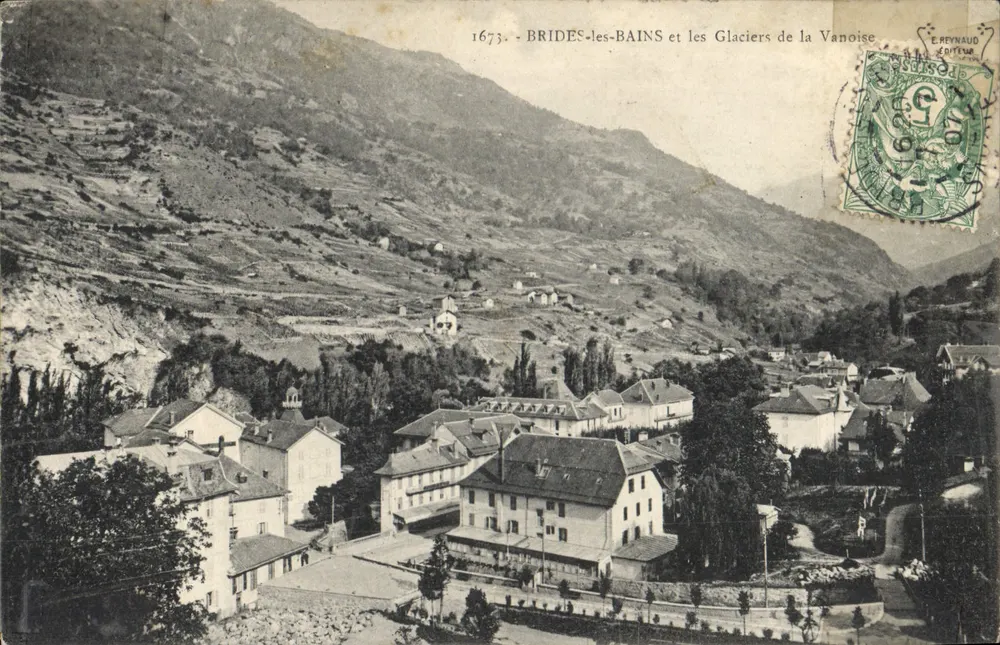 Brides-les-Bains und die Gletscher der Vanoise — E. Reynaud, Nr. 1673 - Vorderseite