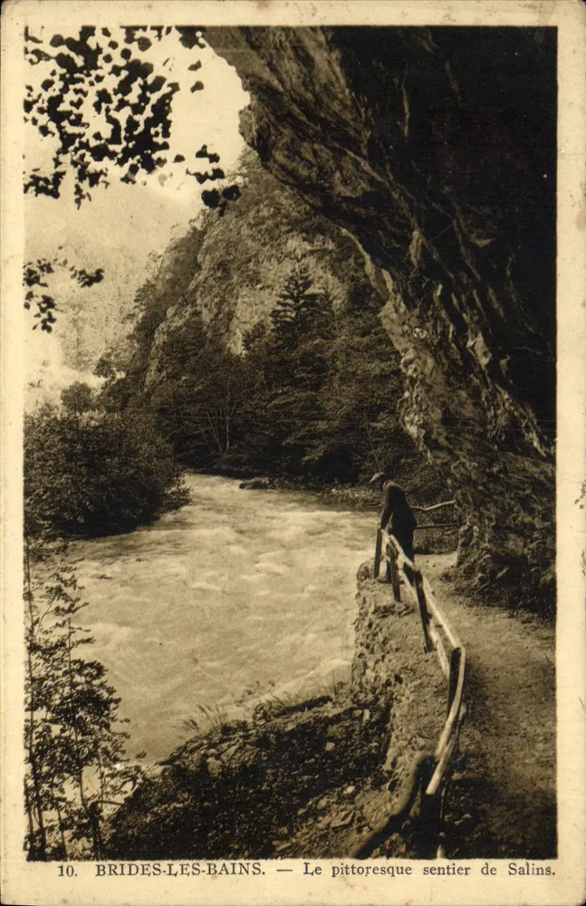 Brides-les-Bains — Der pittoreske Salins-Pfad - Vorderseite