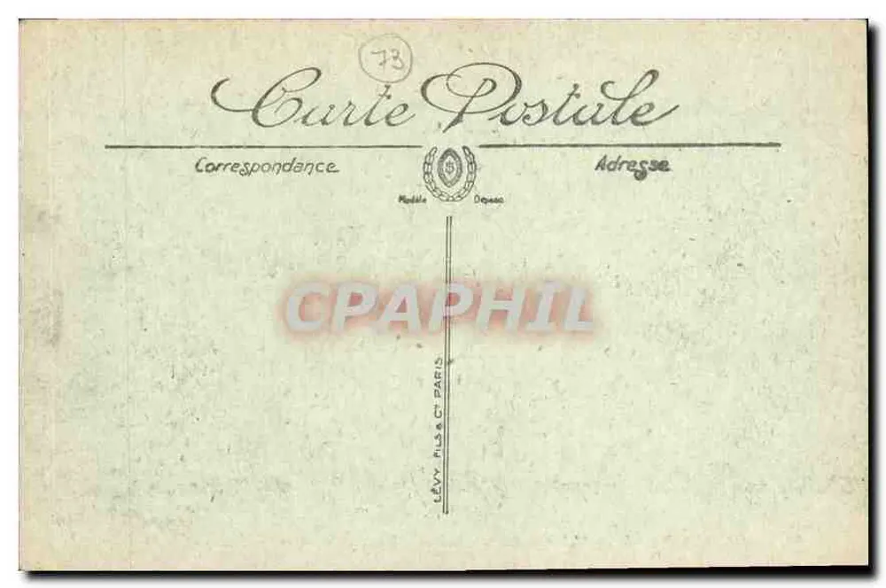 Aix-les-Bains — A Abadia de Hautecombe — editor Lévy fils & Cie, Paris, n° 197 - Verso