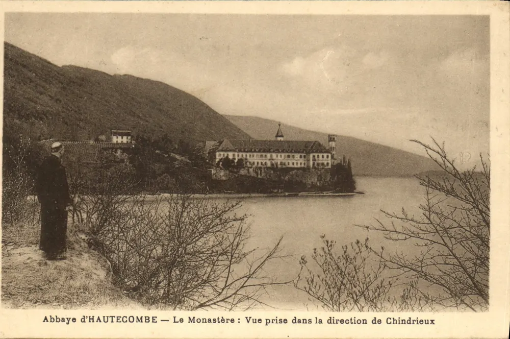 Abtei HAUTECOMBE — Das Kloster: Ansicht in Richtung Chindrieux - Vorderseite