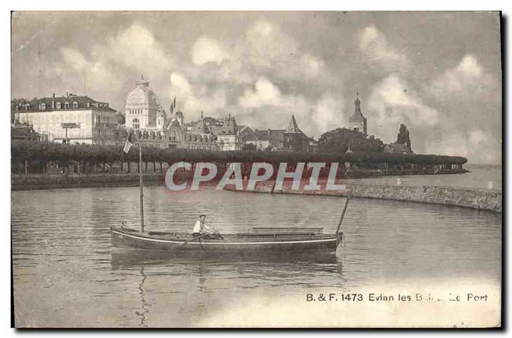 Evian-les-Bains — O Porto — B. & F. 1473 - Frente