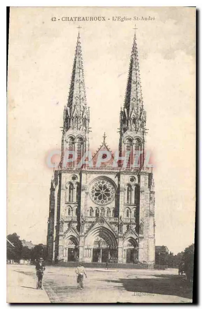 Châteauroux - A Igreja de São André — Dajrau, n°42 - Frente