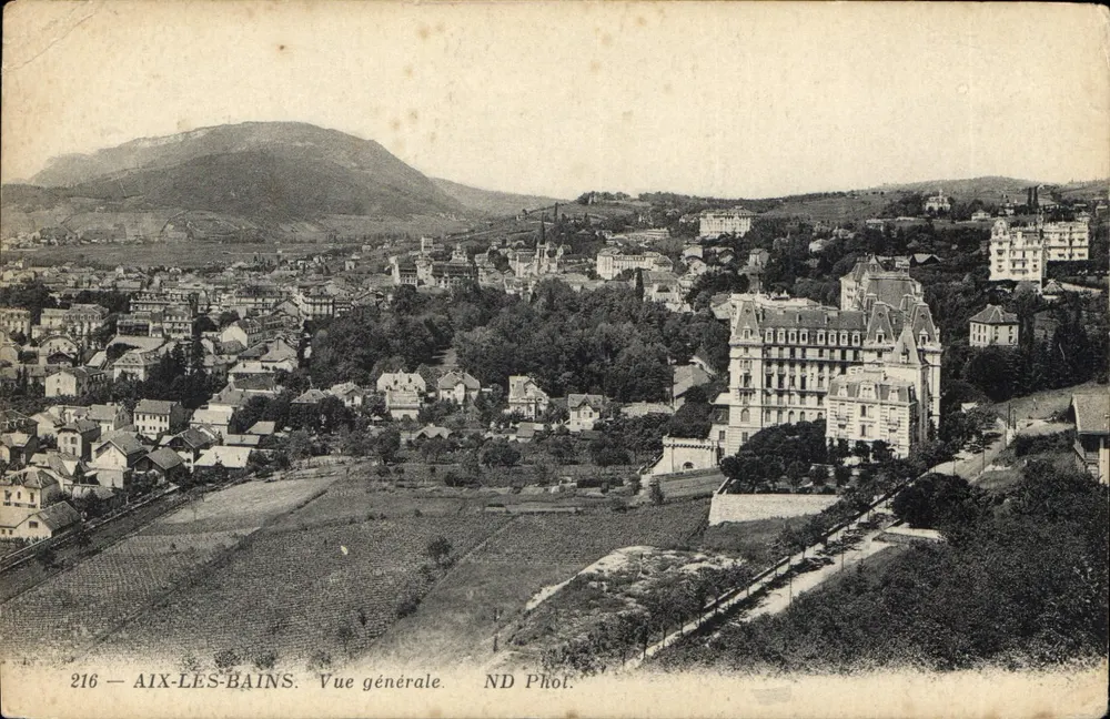 Aix-les-Bains — Vista geral — ND Phot. n°216 - Frente
