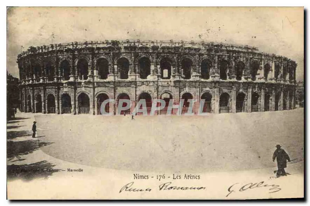Nîmes - 176 - As Arenas — Ruínas Romanas — G. Ollery - Frente
