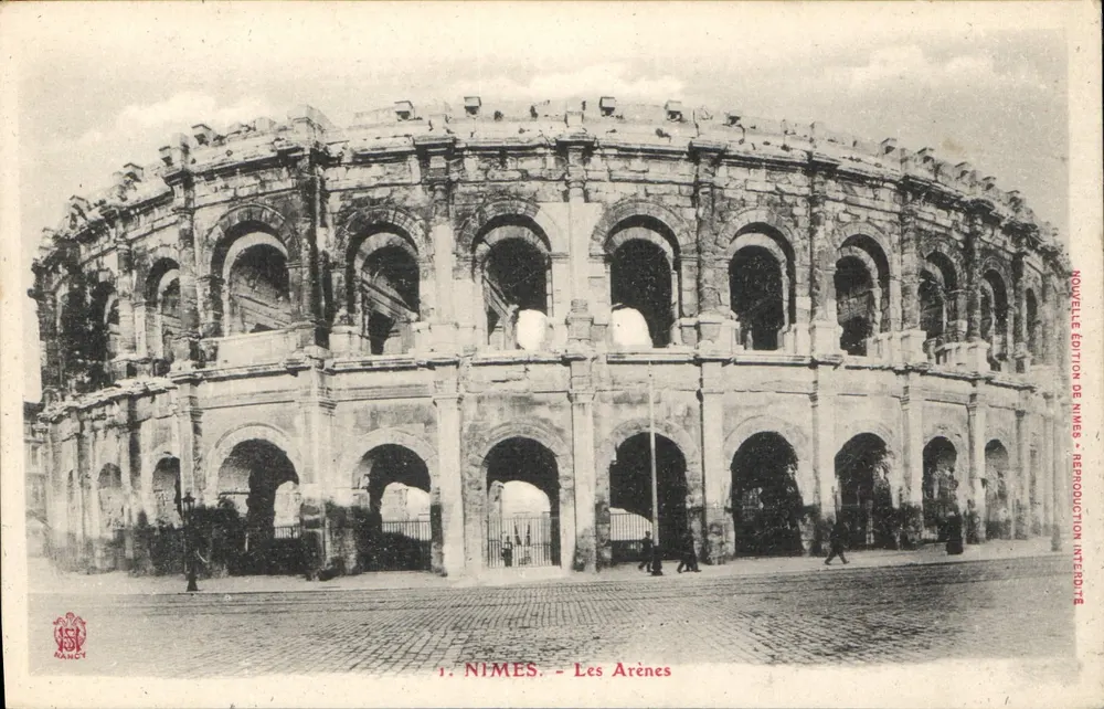 Nîmes - As Arenas — Nova edição de Nîmes, reprodução proibida - Frente