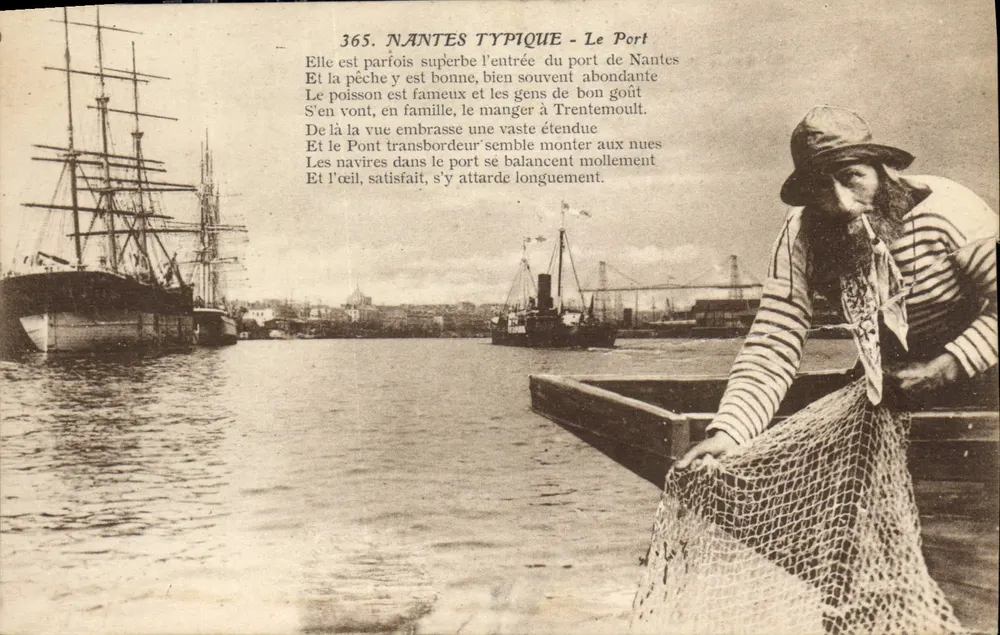 TYPICAL NANTES — Der Hafen — Verlag Arraud et Nozat, Nantes, Nr. 365 - Vorderseite