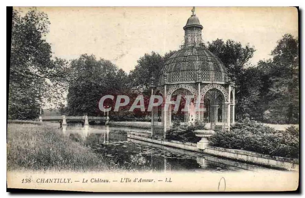 Chantilly — Zamek — Wyspa Miłosnej — L.L. — nr 138 - Awers