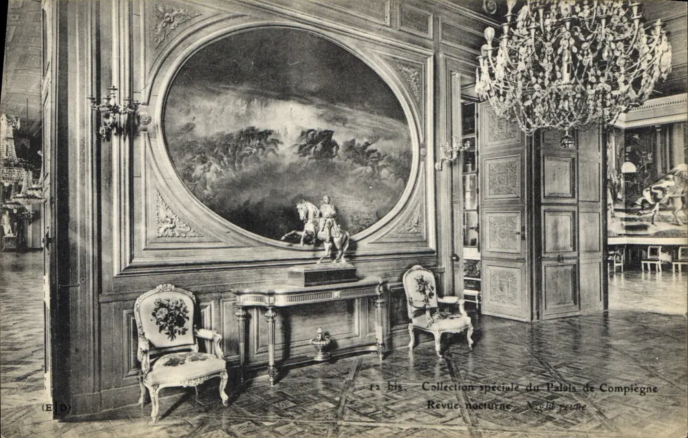 Sala do Palácio de Compiègne — Coleção especial — Revista noturna — Edição E.D. - Frente