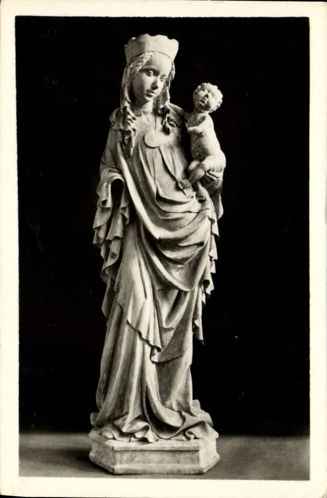 Madonna mit Kind genannt Lomnička — (um 1430) — Kirche Lomnička, Verlag ARTIA, Prag - Vorderseite