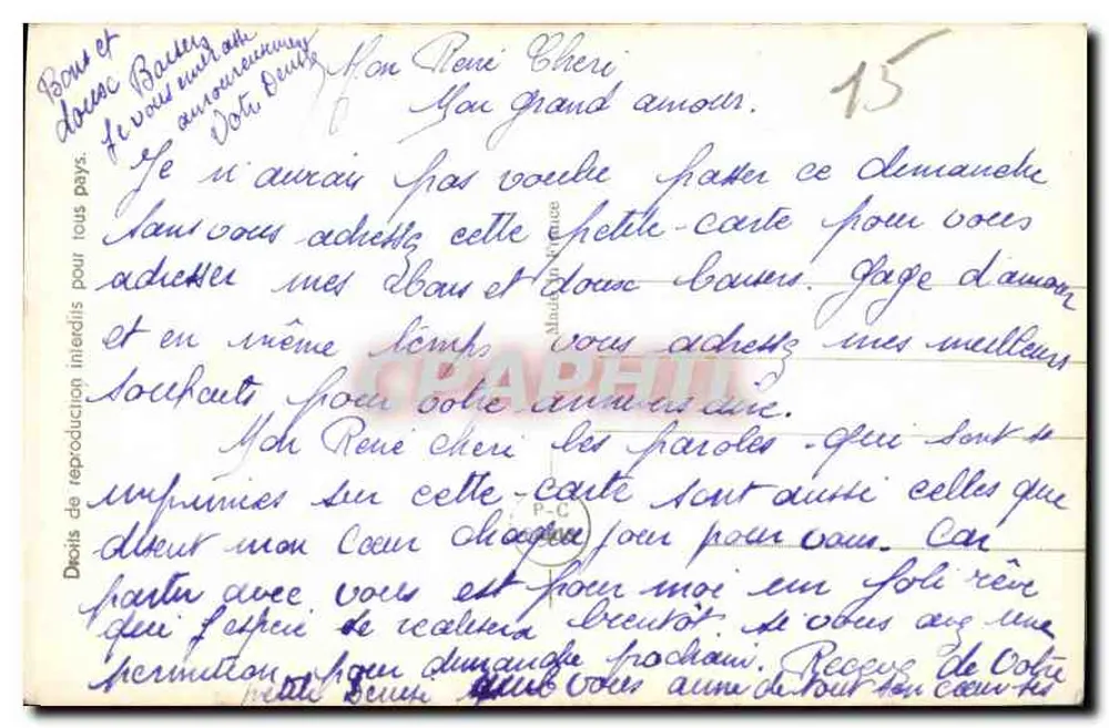 Partir com você — Paris — editor PC Paris, n° 4797/5 - Verso