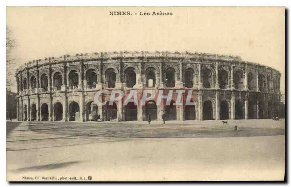 Nîmes - As Arenas — Ch. Bernkoin, fot.-édit., O.I. - Frente