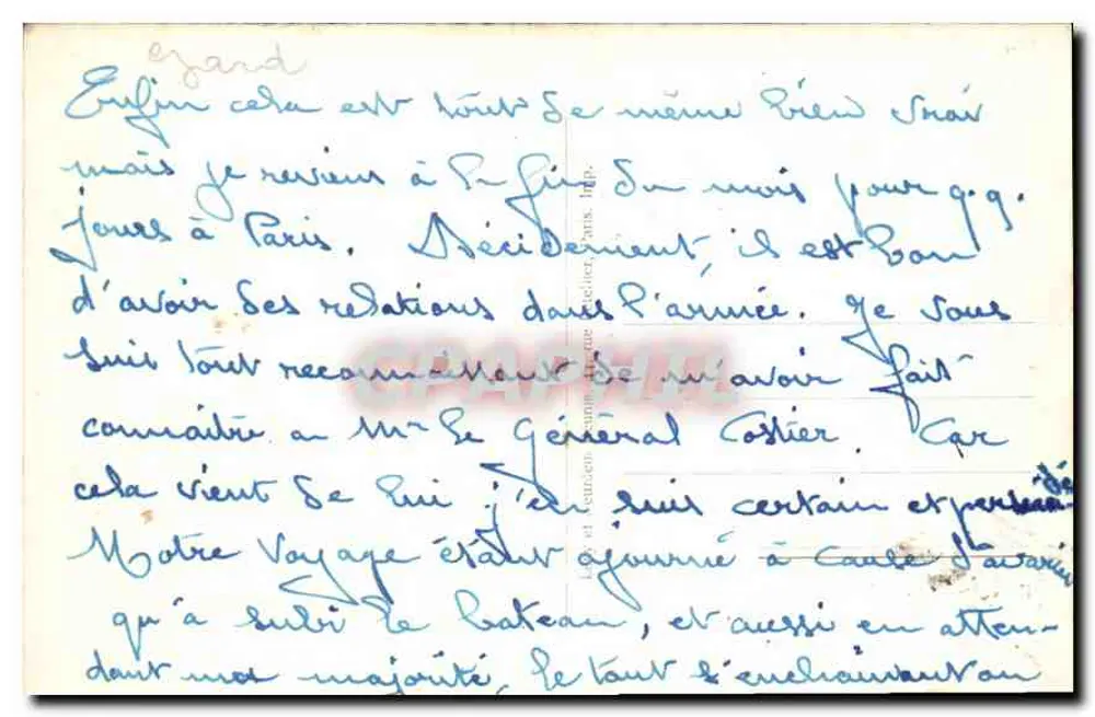 Nîmes — Ecke des Jardins de la Fontaine — LL, n° 103 - Rückseite