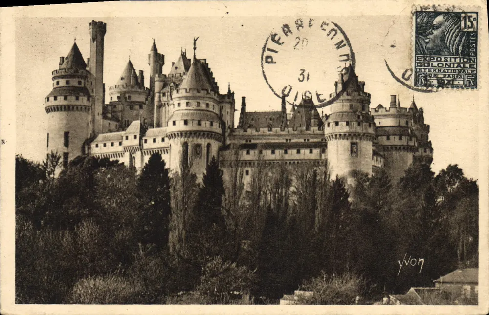 Schloss Pierrefonds — Oise — Verlag Yvon, Nr. 60 - Vorderseite