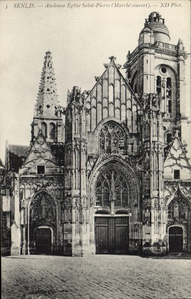 Senlis — Antiga Igreja de São Pedro (Mercado coberto) — ND Phot. - Frente